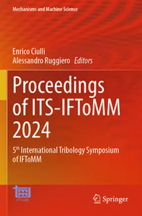 Ciulli / Ruggiero |  Proceedings of ITS-IFToMM 2024 | Buch |  Sack Fachmedien