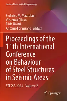 Mazzolani / Formisano / Piluso |  Proceedings of the 11th International Conference on Behaviour of Steel Structures in Seismic Areas | Buch |  Sack Fachmedien