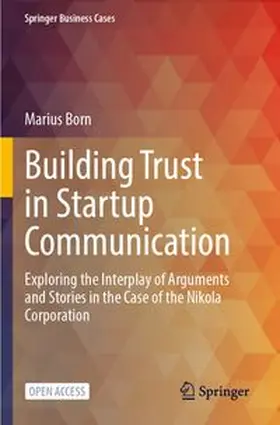 Born |  Building Trust in Startup Communication | Buch |  Sack Fachmedien