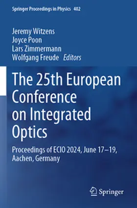 Witzens / Poon / Zimmermann |  The 25th European Conference on Integrated Optics | Buch |  Sack Fachmedien