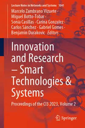 Vizuete / Botto-Tobar / Casillas | Innovation and Research – Smart Technologies & Systems | E-Book | sack.de