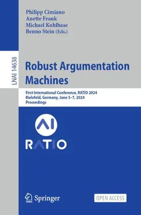 Cimiano / Stein / Frank |  Robust Argumentation Machines | Buch |  Sack Fachmedien
