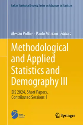 Pollice / Mariani | Methodological and Applied Statistics and Demography III | E-Book | sack.de