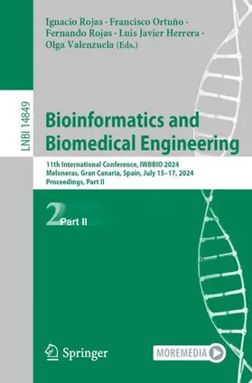 Rojas / Ortuño / Valenzuela |  Bioinformatics and Biomedical Engineering | Buch |  Sack Fachmedien