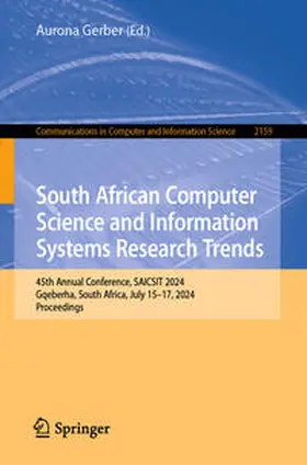 Gerber | South African Computer Science and Information Systems Research Trends | E-Book | sack.de