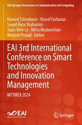 Taherdoost / Farhaoui / Shahamiri |  EAI 3rd International Conference on Smart Technologies and Innovation Management | Buch |  Sack Fachmedien