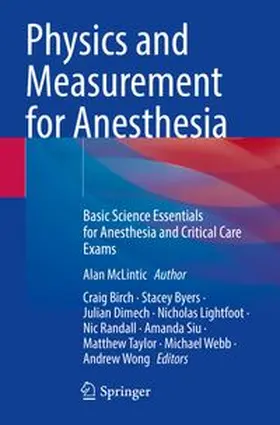 Birch / Byers / Dimech |  Physics and Measurement for Anesthesia | Buch |  Sack Fachmedien