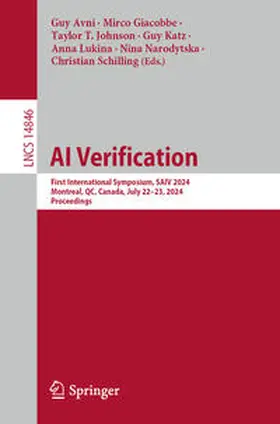 Avni / Giacobbe / Johnson | AI Verification | Buch | 978-3-031-65111-3 | sack.de