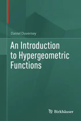 Duverney |  An Introduction to Hypergeometric Functions | Buch |  Sack Fachmedien