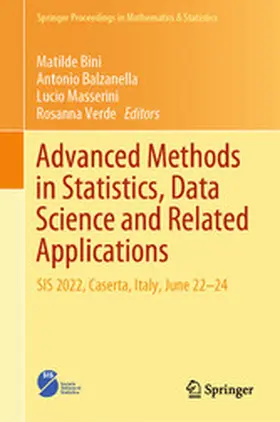 Bini / Balzanella / Masserini |  Advanced Methods in Statistics, Data Science and Related Applications | eBook | Sack Fachmedien