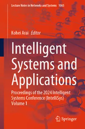 Arai |  Intelligent Systems and Applications | eBook | Sack Fachmedien