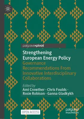 Crowther / Foulds / Robison |  Strengthening European Energy Policy | Buch |  Sack Fachmedien