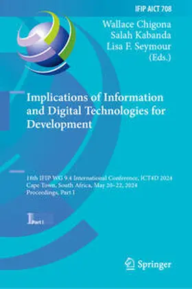 Chigona / Kabanda / Seymour | Implications of Information and Digital Technologies for Development | E-Book | sack.de