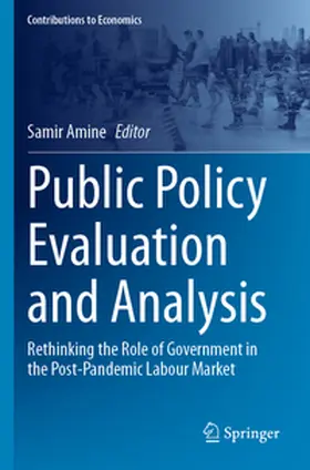 Amine |  Public Policy Evaluation and Analysis | Buch |  Sack Fachmedien