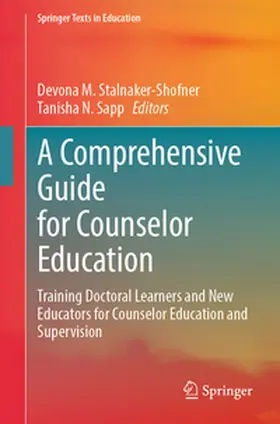 Sapp / Stalnaker-Shofner |  A Comprehensive Guide for Counselor Education | Buch |  Sack Fachmedien