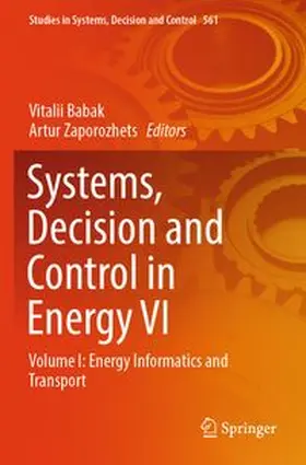 Babak / Zaporozhets | Systems, Decision and Control in Energy VI | Buch | 978-3-031-68374-9 | www.sack.de