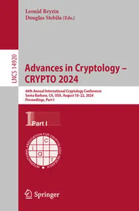 Reyzin / Stebila |  Advances in Cryptology – CRYPTO 2024 | eBook | Sack Fachmedien