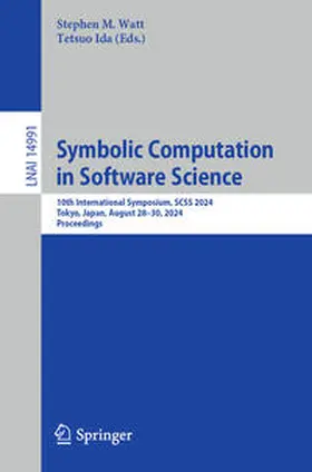 Watt / Ida | Symbolic Computation in Software Science | E-Book | sack.de