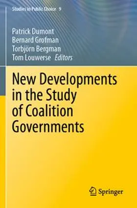 Dumont / Grofman / Bergman |  New Developments in the Study of Coalition Governments | Buch |  Sack Fachmedien