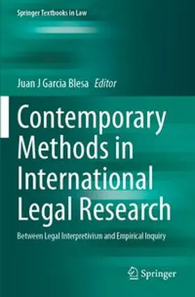 Garcia Blesa |  Contemporary Methods in International Legal Research | Buch |  Sack Fachmedien