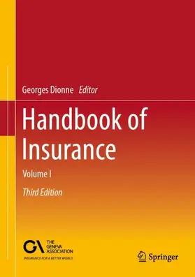 Dionne |  Handbook of Insurance | Buch |  Sack Fachmedien