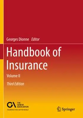 Dionne |  Handbook of Insurance | Buch |  Sack Fachmedien