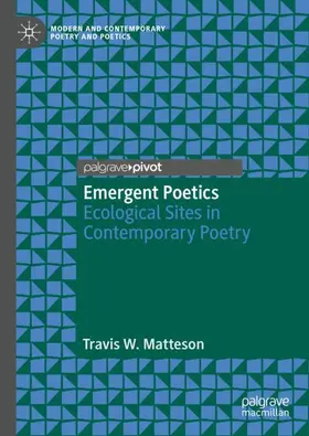 Matteson |  Emergent Poetics | Buch |  Sack Fachmedien