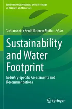 Muthu |  Sustainability and Water Footprint | Buch |  Sack Fachmedien