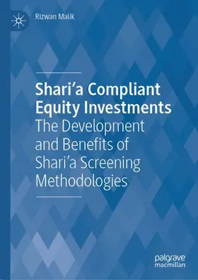 Malik |  Shari'a Compliant Equity Investments | Buch |  Sack Fachmedien