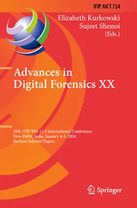 Kurkowski / Shenoi |  Advances in Digital Forensics XX | Buch |  Sack Fachmedien
