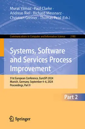 Yilmaz / Clarke / Riel | Systems, Software and Services Process Improvement | E-Book | sack.de