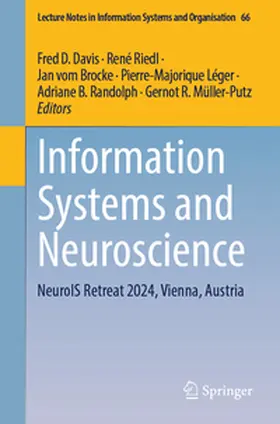 Davis / Riedl / Müller-Putz |  Information Systems and Neuroscience | Buch |  Sack Fachmedien
