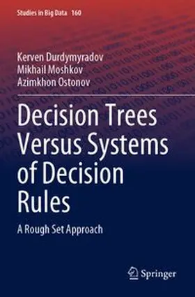 Durdymyradov / Moshkov / Ostonov | Decision Trees Versus Systems of Decision Rules | Buch | 978-3-031-71588-4 | www.sack.de