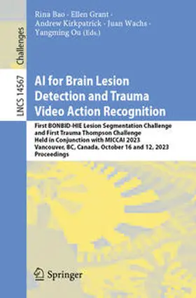 Bao / Grant / Kirkpatrick | AI for Brain Lesion Detection and Trauma Video Action Recognition | E-Book | www.sack.de