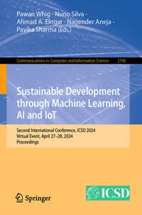 Whig / Silva / Elngar | Sustainable Development through Machine Learning, AI and IoT | E-Book | sack.de