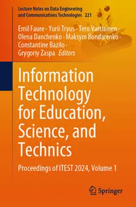 Faure / Tryus / Vartiainen | Information Technology for Education, Science, and Technics | E-Book | sack.de