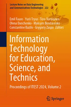 Faure / Tryus / Vartiainen | Information Technology for Education, Science, and Technics | E-Book | sack.de