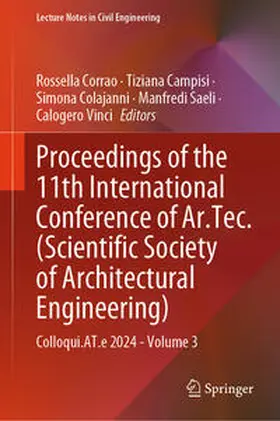 Corrao / Campisi / Colajanni | Proceedings of the 11th International Conference of Ar.Tec. (Scientific Society of Architectural Engineering) | E-Book | sack.de