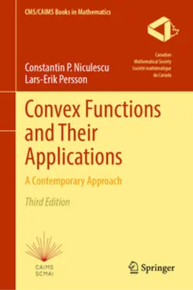 Niculescu / Persson |  Convex Functions and Their Applications | Buch |  Sack Fachmedien