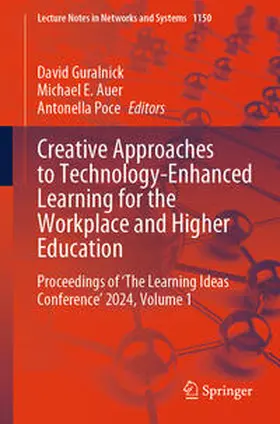 Guralnick / Auer / Poce |  Creative Approaches to Technology-Enhanced Learning for the Workplace and Higher Education | eBook | Sack Fachmedien