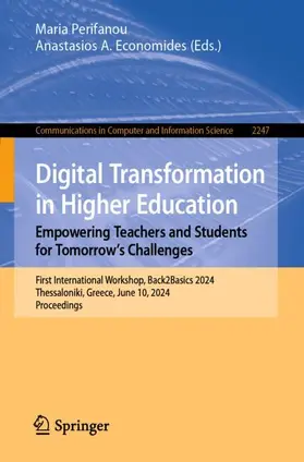 Economides / Perifanou |  Digital Transformation in Higher Education. Empowering Teachers and Students for Tomorrow's Challenges | Buch |  Sack Fachmedien