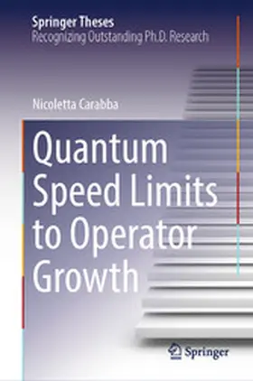Carabba |  Quantum Speed Limits to Operator Growth | eBook | Sack Fachmedien