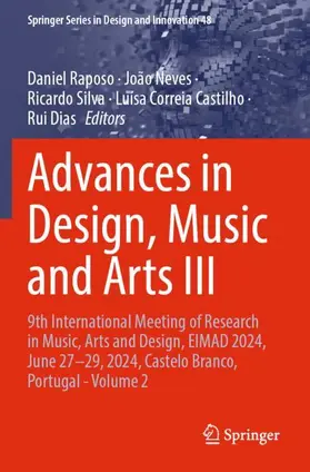 Raposo / Neves / Silva |  Advances in Design, Music and Arts III | Buch |  Sack Fachmedien