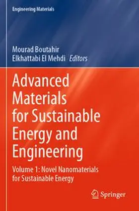 Boutahir / El Mehdi | Advanced Materials for Sustainable Energy and Engineering | Buch | 978-3-031-75034-2 | www.sack.de
