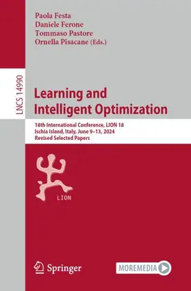 Festa / Ferone / Pastore |  Learning and Intelligent Optimization | Buch |  Sack Fachmedien
