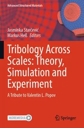 Starcevic / Heß |  Tribology Across Scales: Theory, Simulation and Experiment | Buch |  Sack Fachmedien