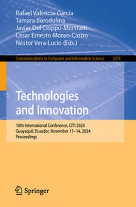 Valencia-García / Borodulina / Del Cioppo-Morstadt | Technologies and Innovation | E-Book | www.sack.de