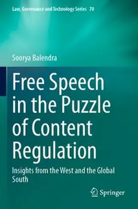 Balendra | Free Speech in the Puzzle of Content Regulation | Buch | 978-3-031-75815-7 | www.sack.de