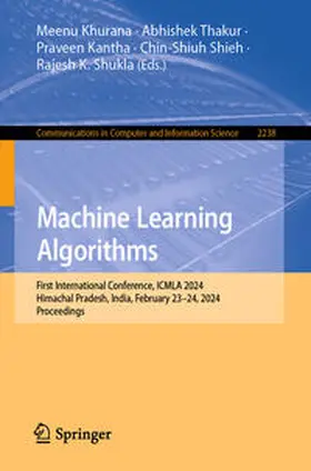 Khurana / Thakur / Kantha | Machine Learning Algorithms | E-Book | sack.de