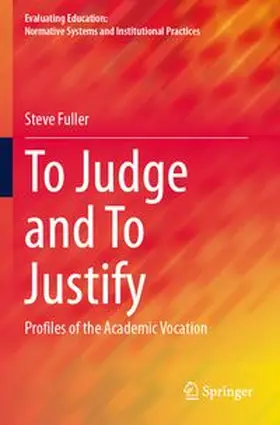Fuller |  To Judge and To Justify | Buch |  Sack Fachmedien